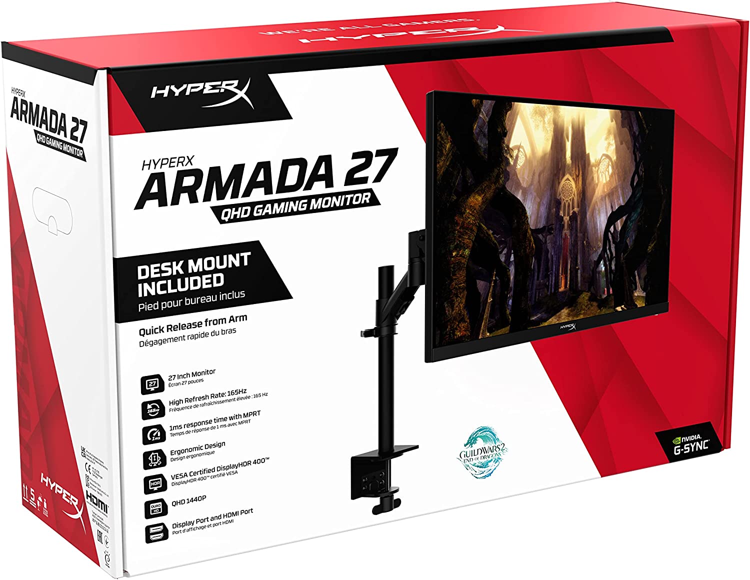 HyperX Armada 27 – 27-inch, FHD, 240Hz , IPS – Gaming Monitor HyperX Armada 27 – 27-inch, FHD, 240Hz , IPS – Gaming Monitor